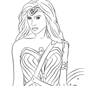 Wonder woman coloring pages printable for free download
