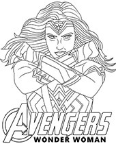 Top avengers coloring sheets pages