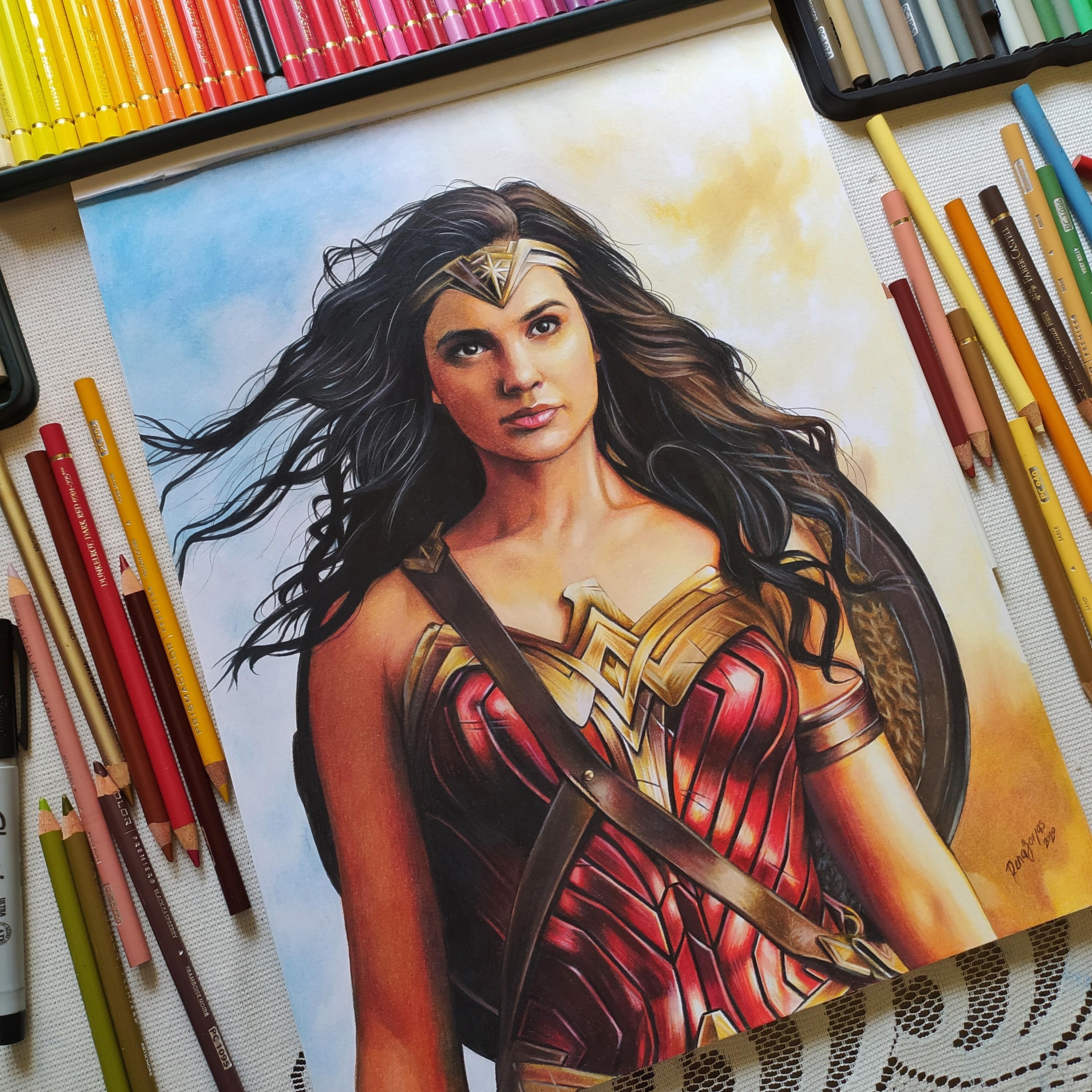 Wonder woman fanart by me rwonderwoman