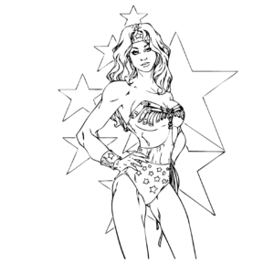 Wonder woman coloring pages printable for free download