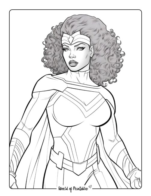 Hero coloring pages