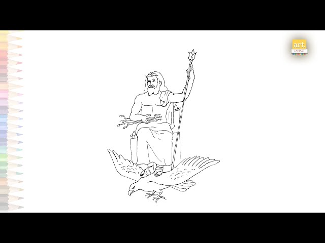 Zeus greek god drawing zeus drawings how to draw zeus greek god step by step zeus sketches