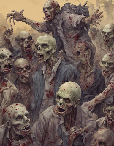 Best free zombie coloring pages