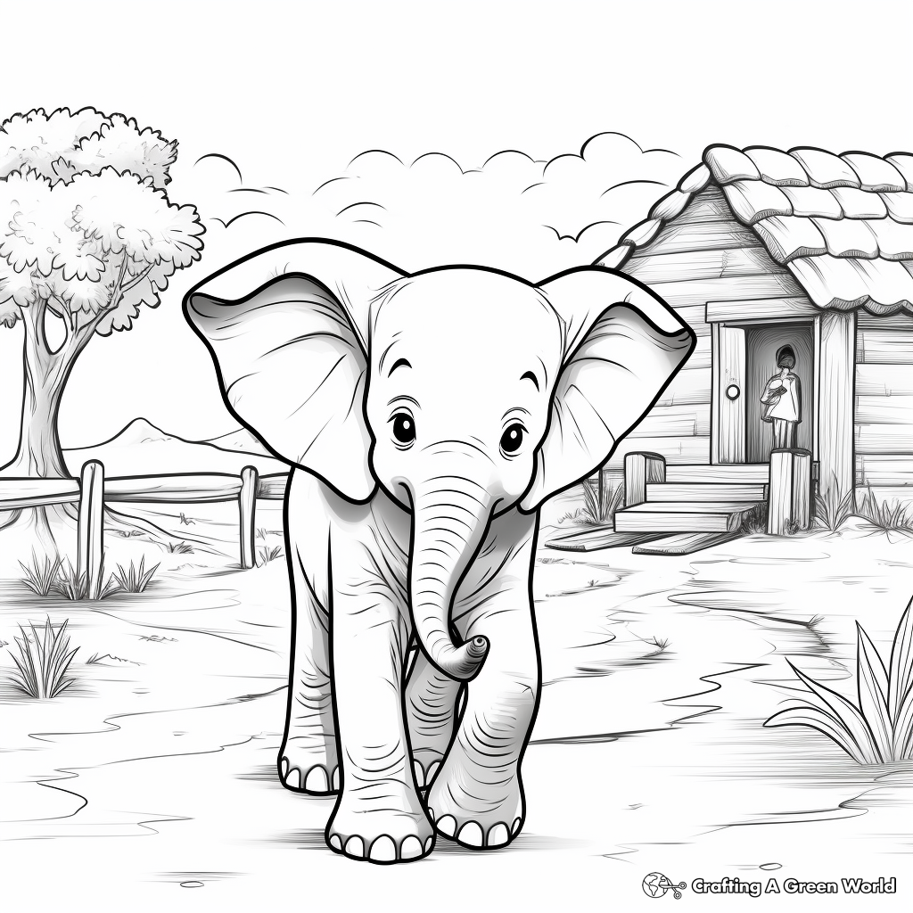 Zoo coloring pages