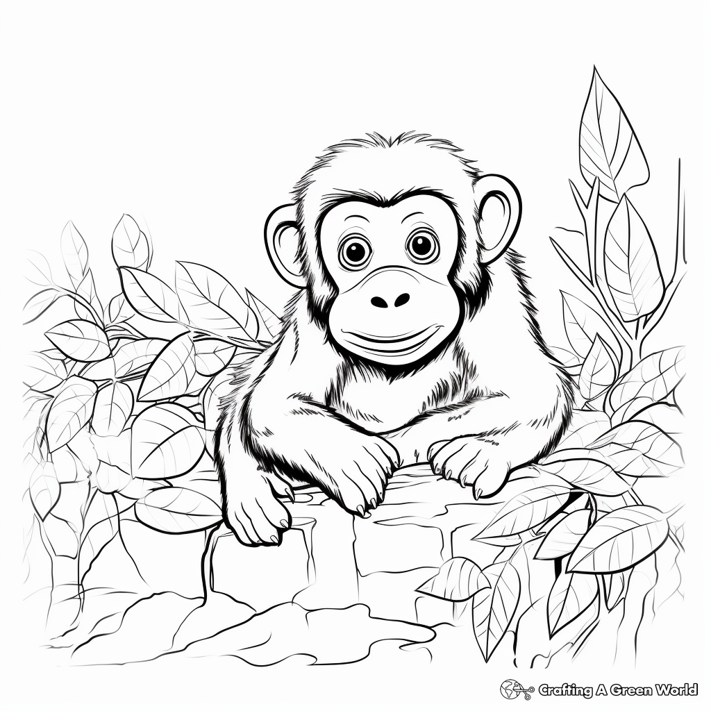 Realistic zoo coloring pages
