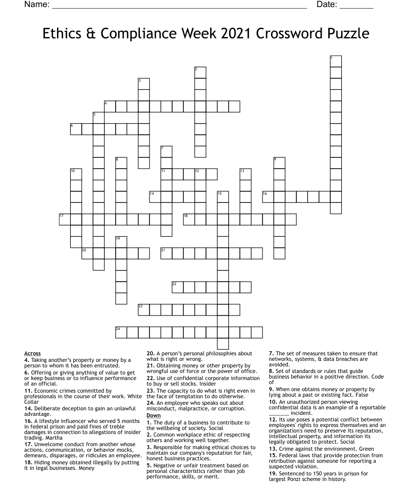 Addiction recovery crossword