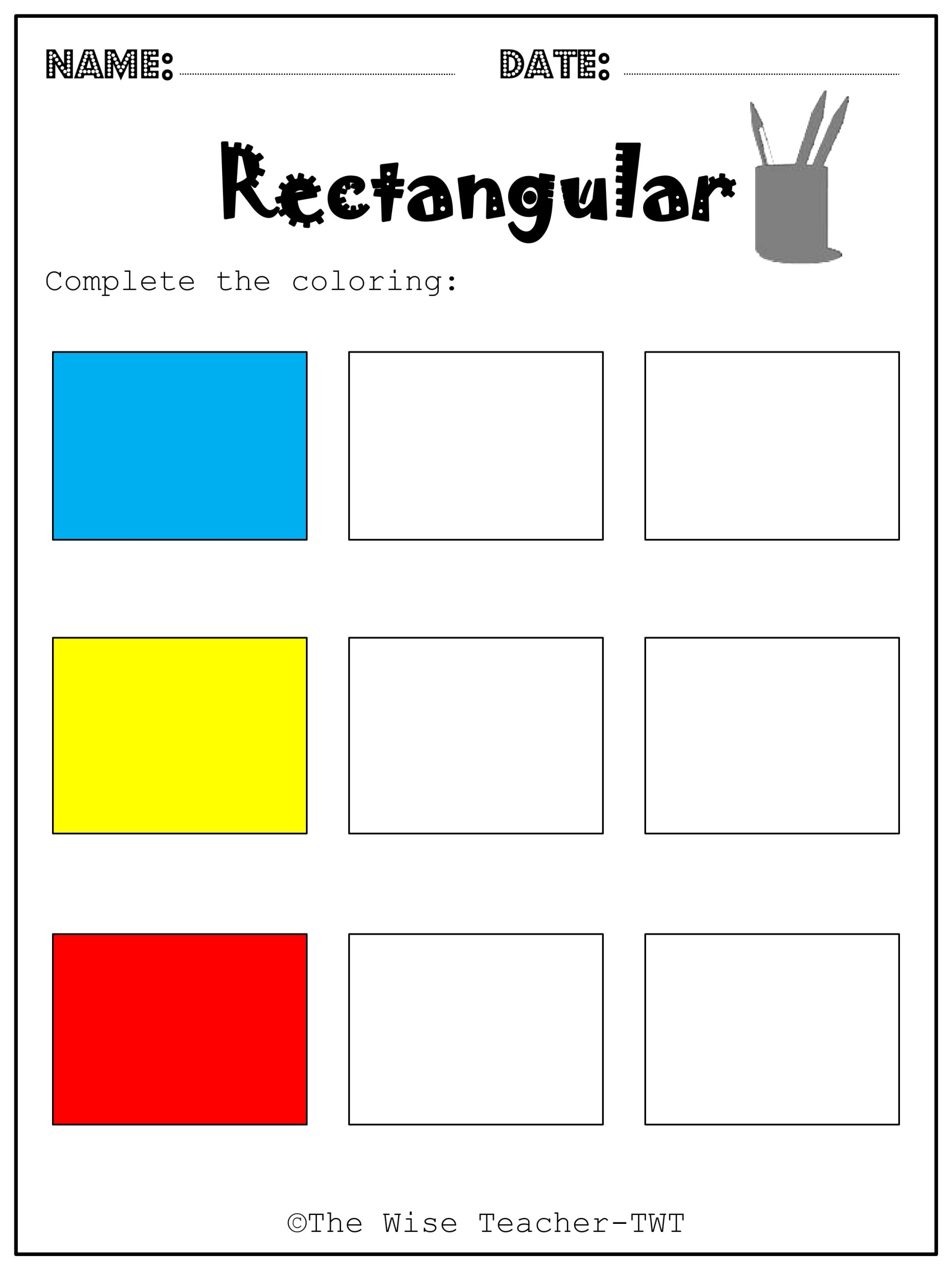 D printable coloring shapes worksheets coloring pages made by teachers