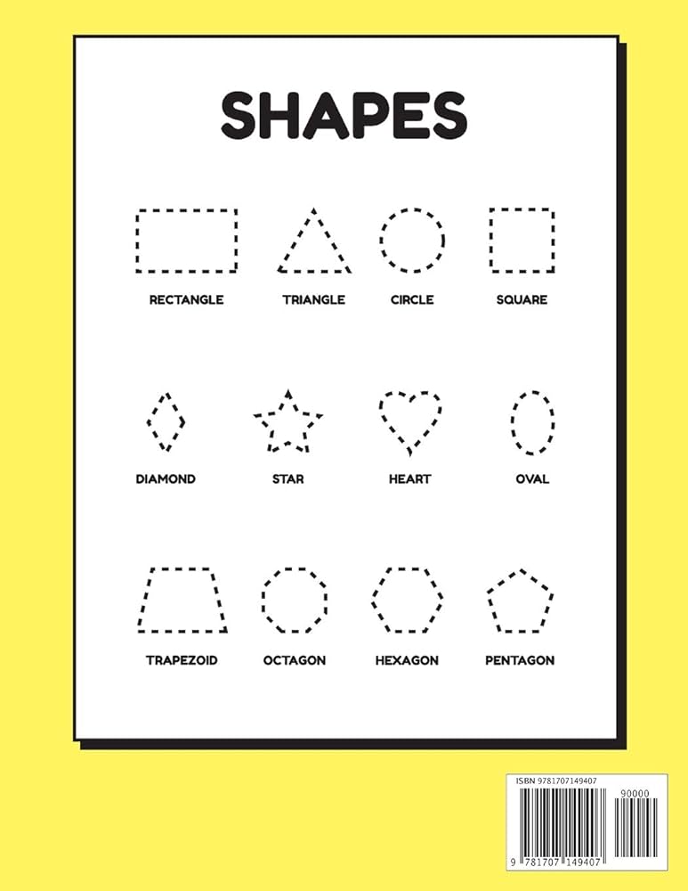 Preschool tracing shapes for kids learning shapes worksheets and coloring pages by