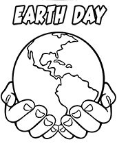 Printable recycling symbol coloring page
