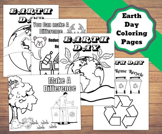 Printable earth day coloring pages earth day coloring pages