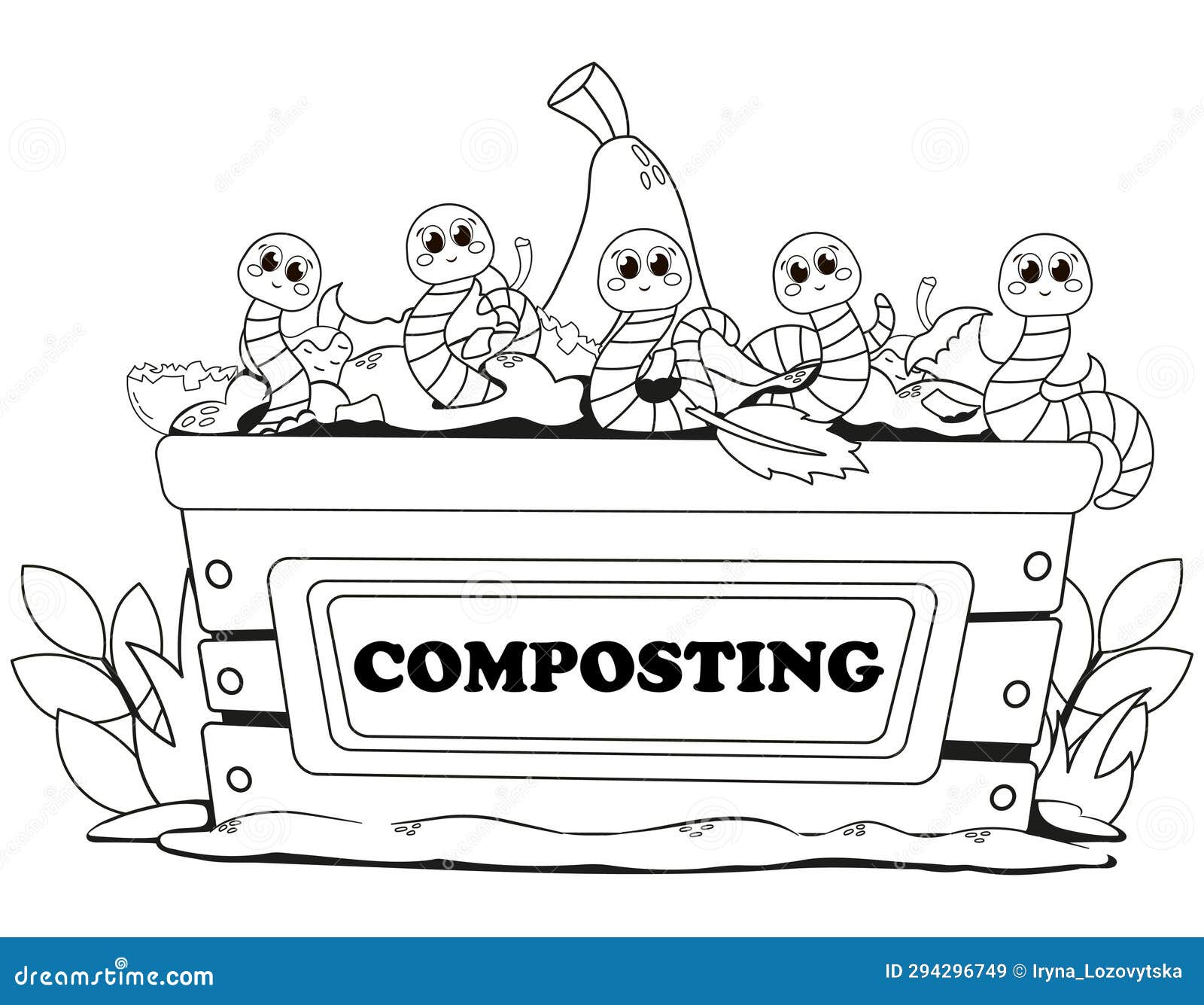 Recycling coloring page stock illustrations â recycling coloring page stock illustrations vectors clipart