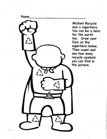Superhero coloring activity by lorain county ohio government