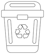 Recycling coloring pages free coloring pages