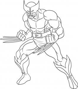 How to draw wolverine step avengers coloring superhero coloring pages avengers coloring pages