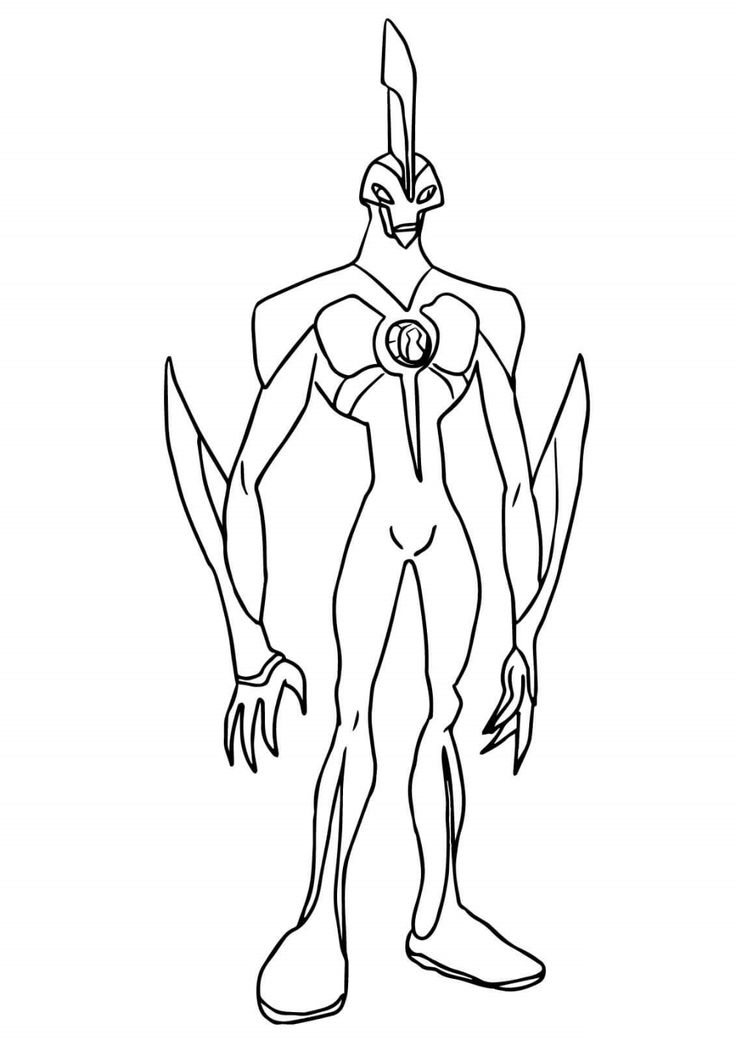 Ben way big coloring pages free educative printable superhero coloring pages book drawing ben
