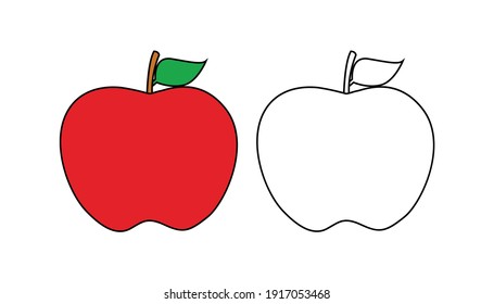 Red apple black book over royalty