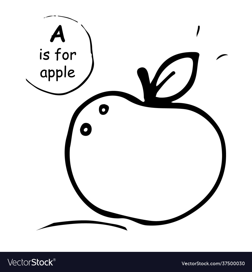 Red apple royalty free vector image