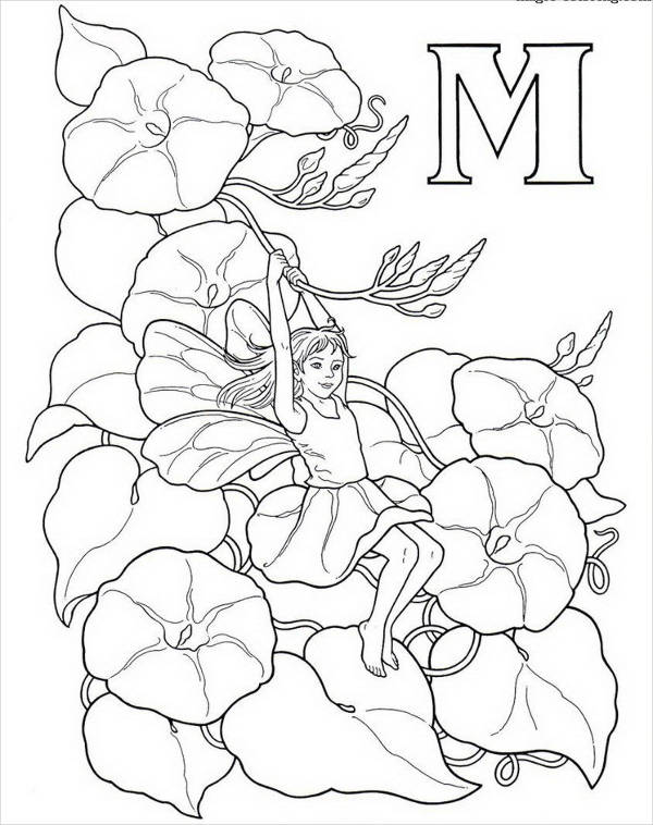 Alphabet coloring pages
