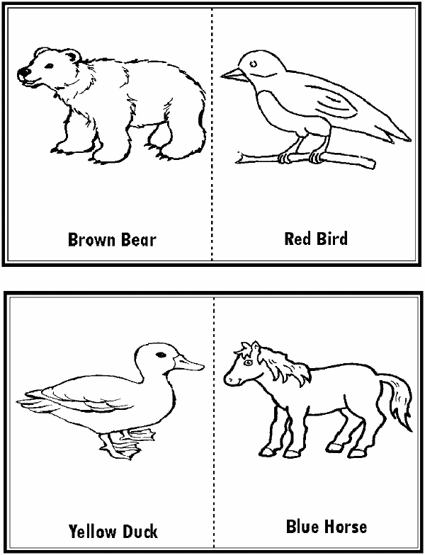 A to z kids stuff brown bear cards