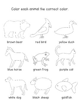 Brown bear brown bear picture book activities by run play explore