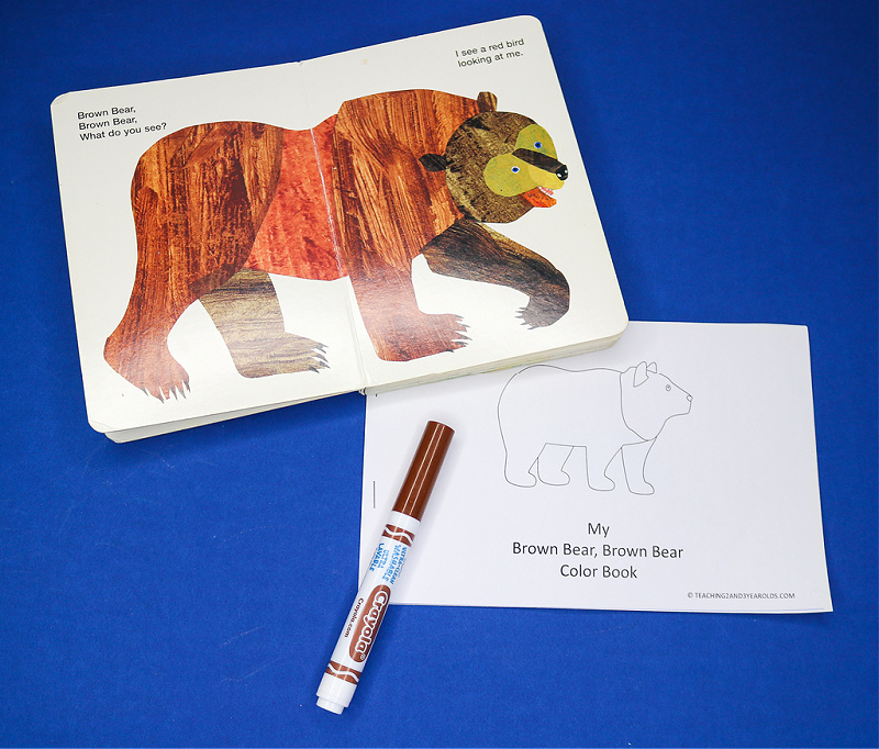 Brown bear brown bear what do you see printable book