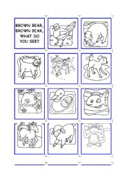 Brown bear brown bear coloring pages