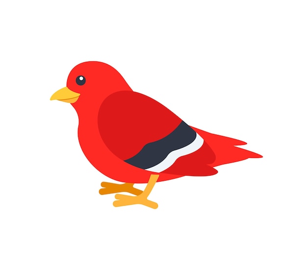 Premium vector bird vector isolated icon emoji illustration bird vector emoticon