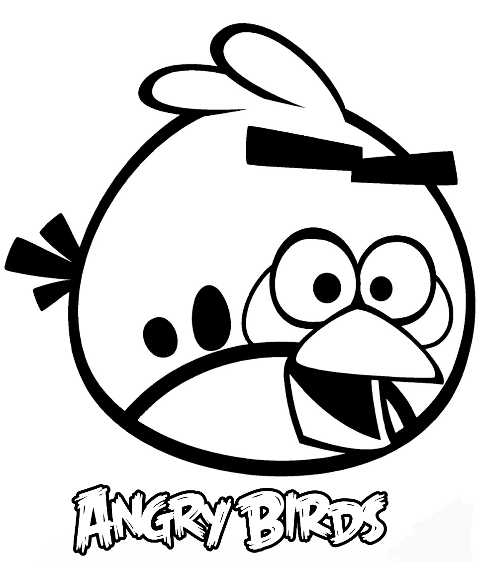 Angry bird the strong red bird loring pages for kids angry bird red bird angrybird redbird cartâ bird loring pages space loring pages loring books