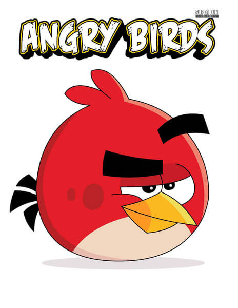 Red bird angry birds