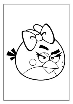 Printable angry birds coloring sheets for endless entertainment by lovelypages