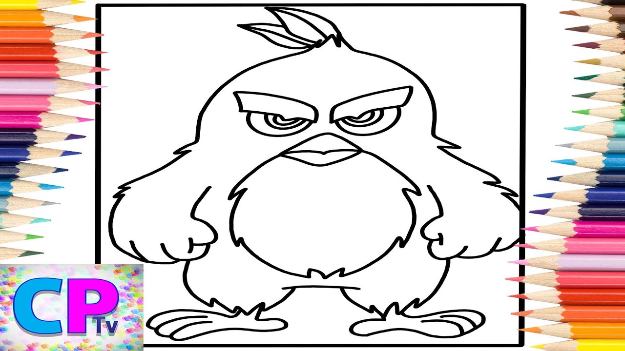 Angry birds coloring pagesred fro angry birdsspektre