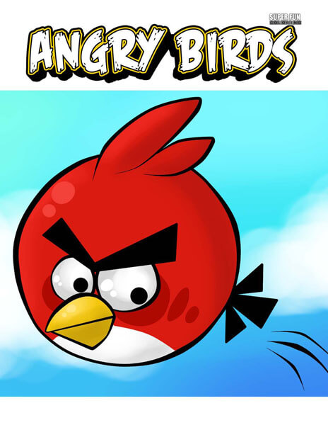 Angry birds coloring pages