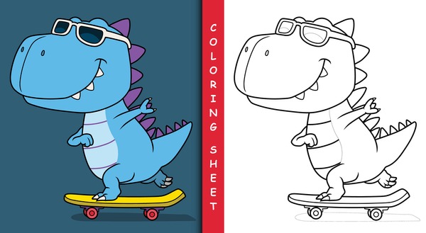 Thousand cool coloring pages royalty