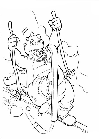 Dangerous skiing for ord coloring page free printable coloring pages