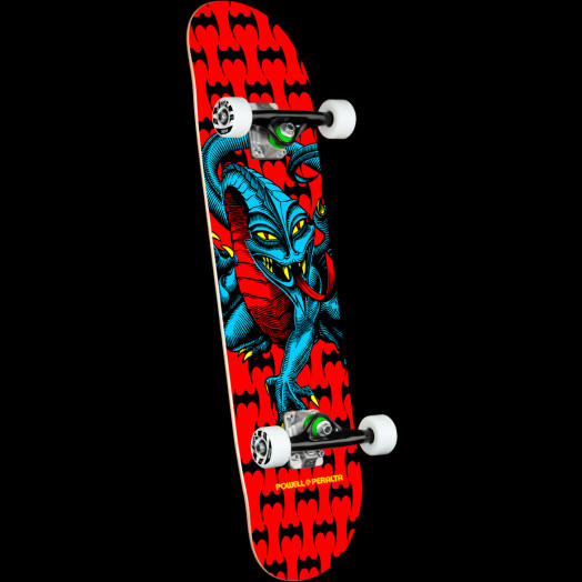 Powell peralta cab dragon one off red birch plete skateboard