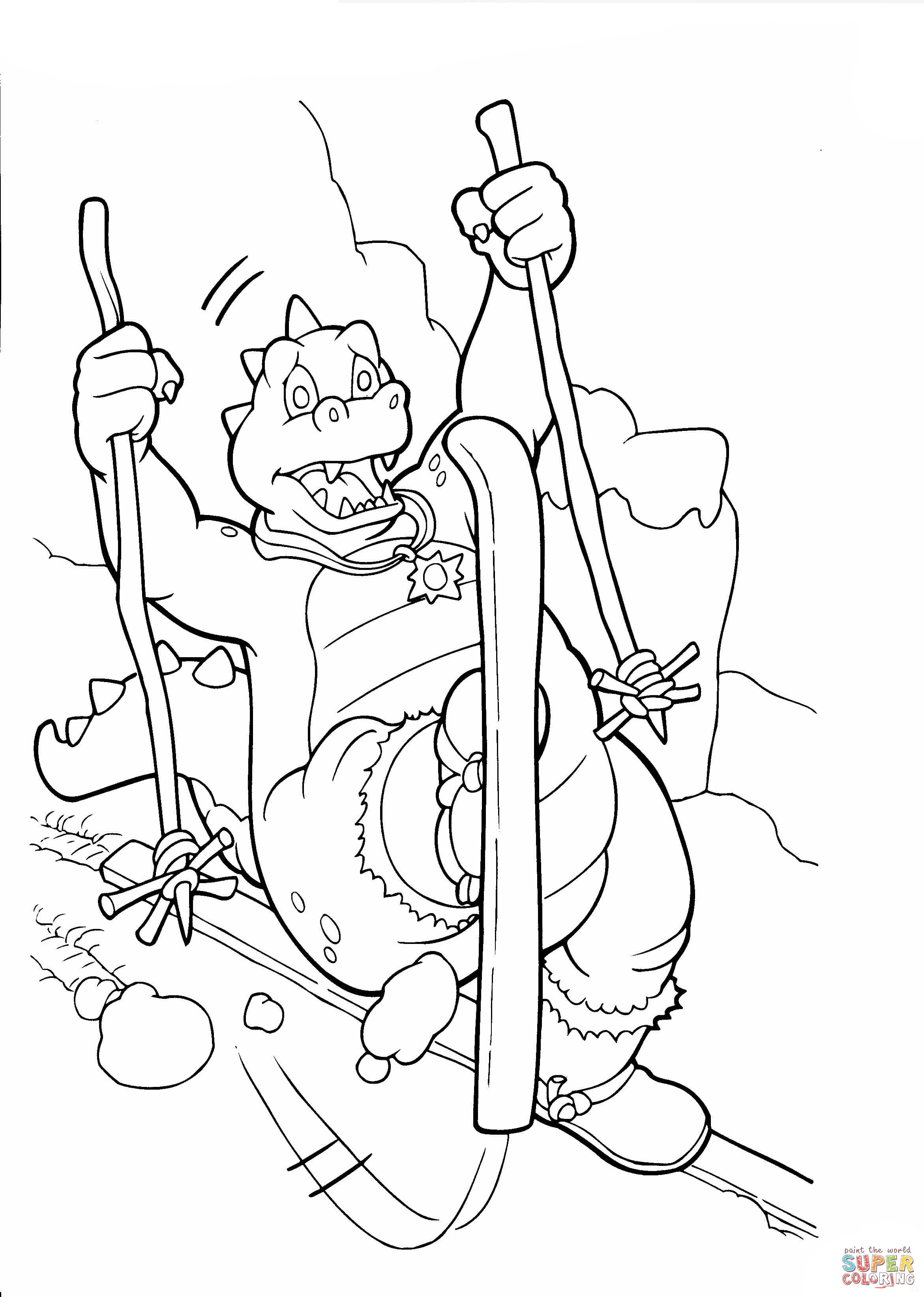 Dangerous skiing for ord coloring page free printable coloring pages