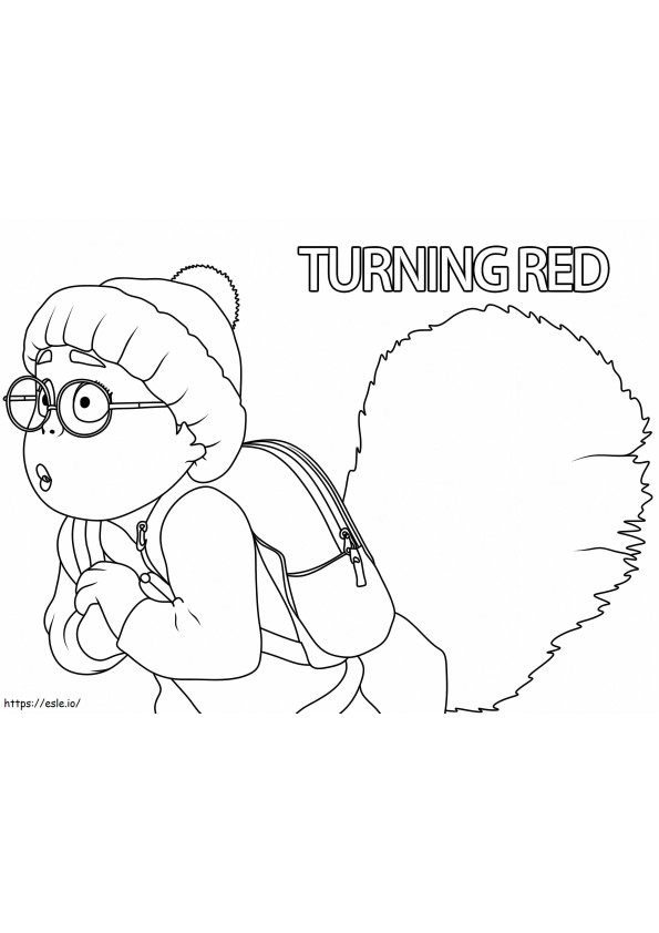 Ryan with skateboard coloring page