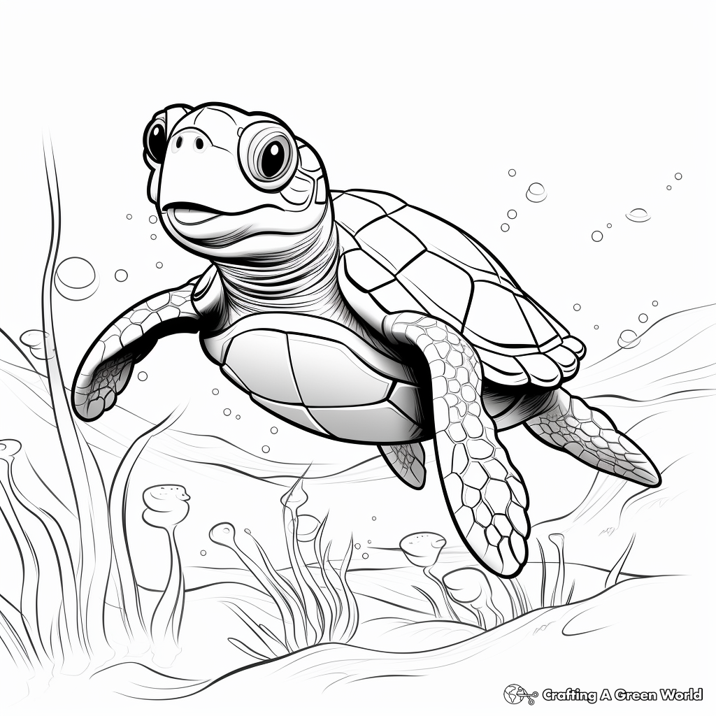 Turtle coloring pages
