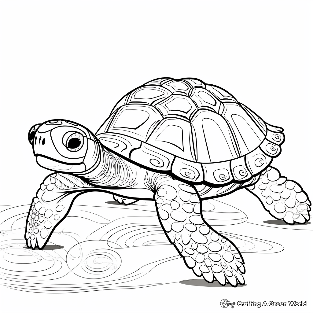Turtle coloring pages
