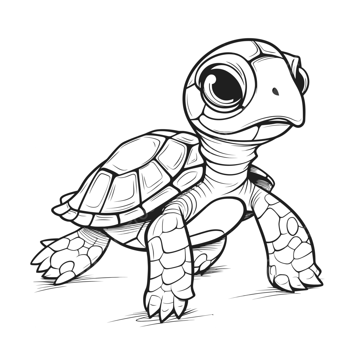 Realistic turtle outline png transparent images free download vector files