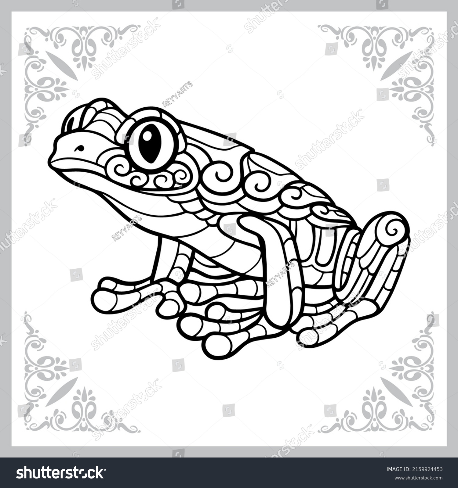 Red eyed tree frog over royalty