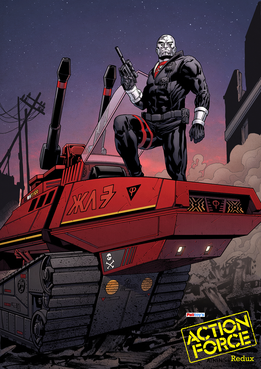 The baron on x red jackal is back from the forthing action force redux ic art by robert atkins and simon gough httpstcopccqsvap x