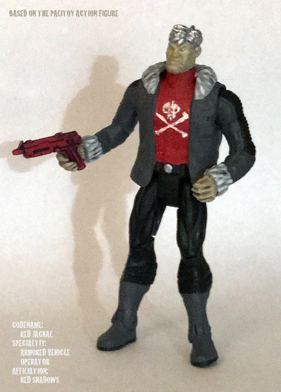 Figures red shadows red jackal