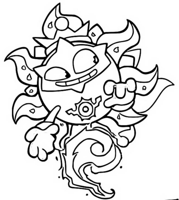 Coloring pages superthings