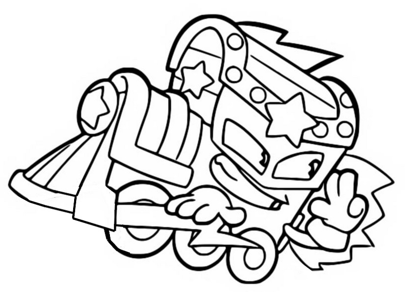 Coloring pages superthings
