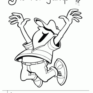 Letter j coloring pages printable for free download