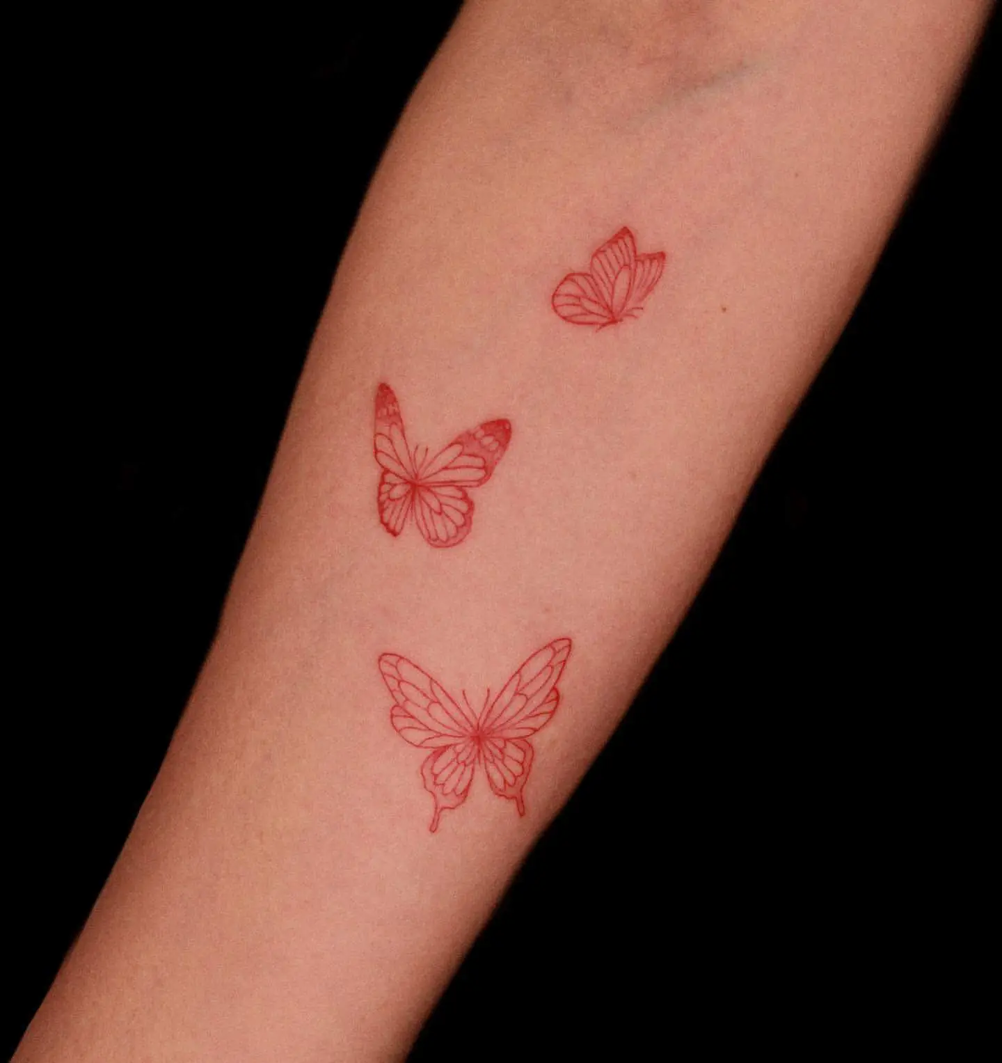 Beautiful red butterfly ideas for men women in