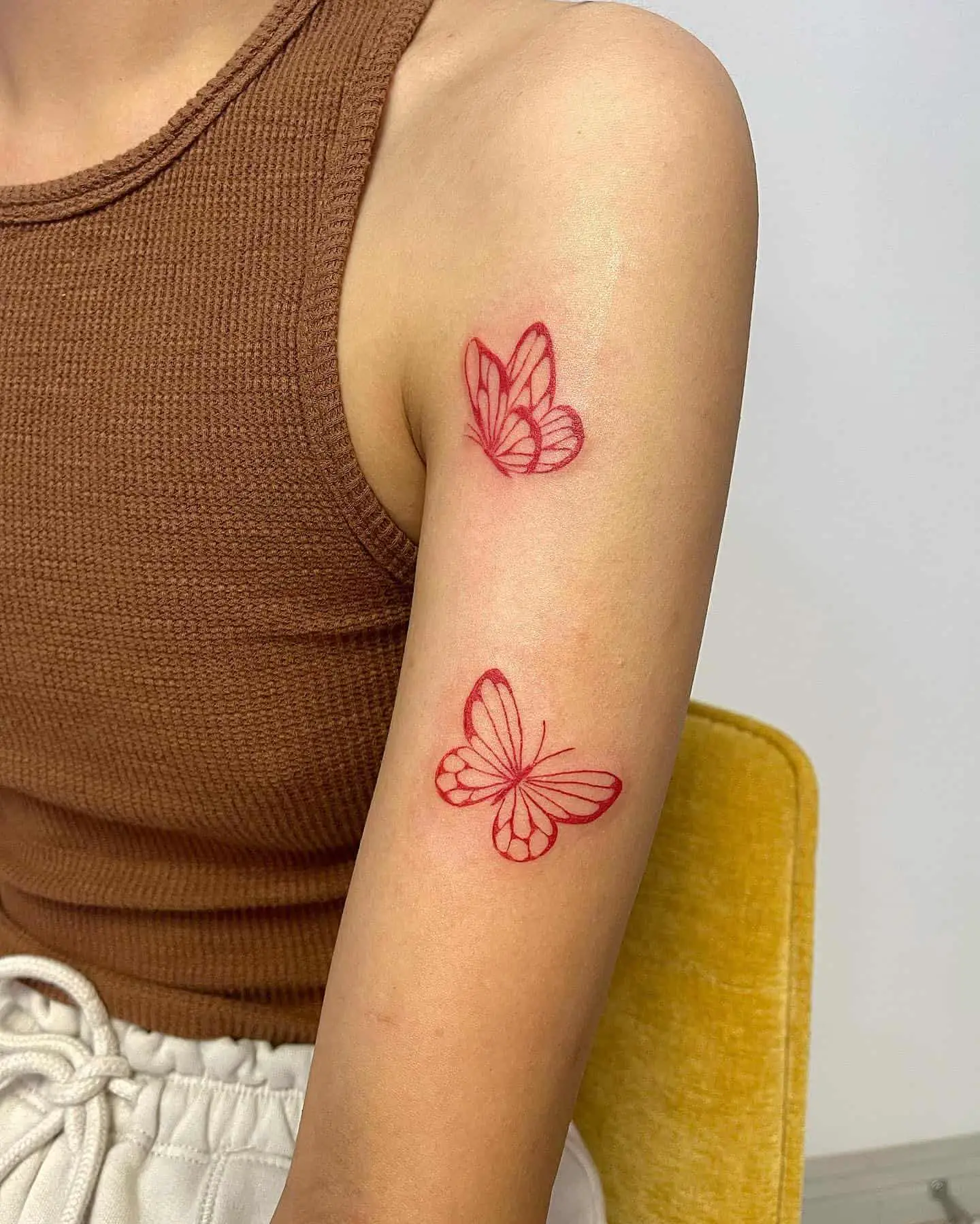 Beautiful red butterfly ideas for men women in