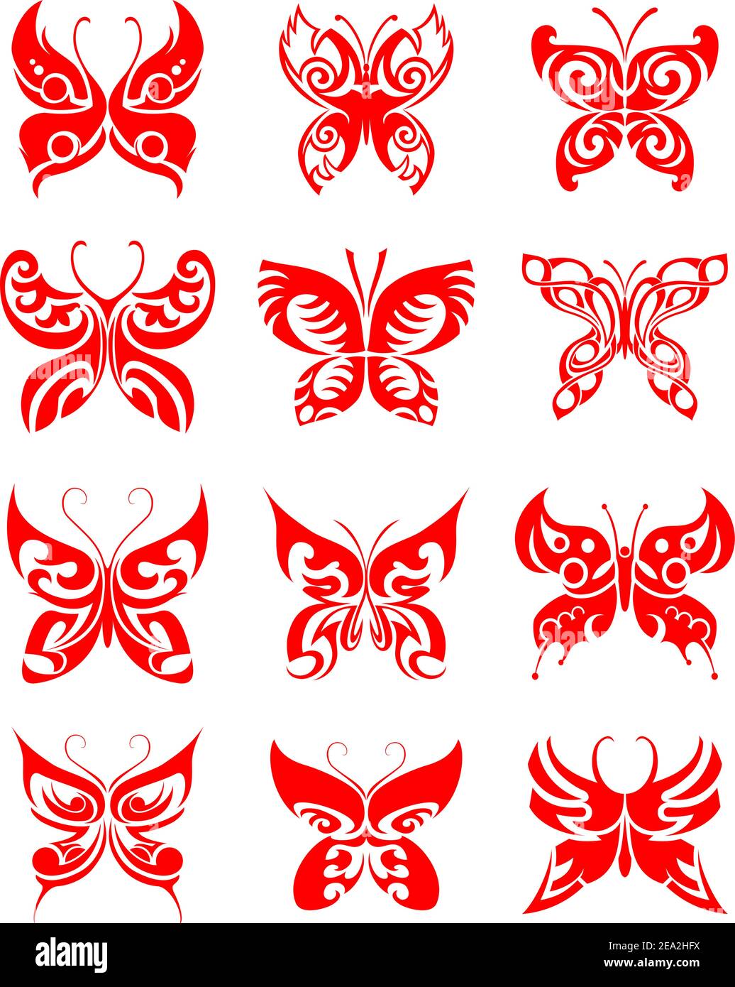 Butterfly tattoo tattoos cut out stock images pictures