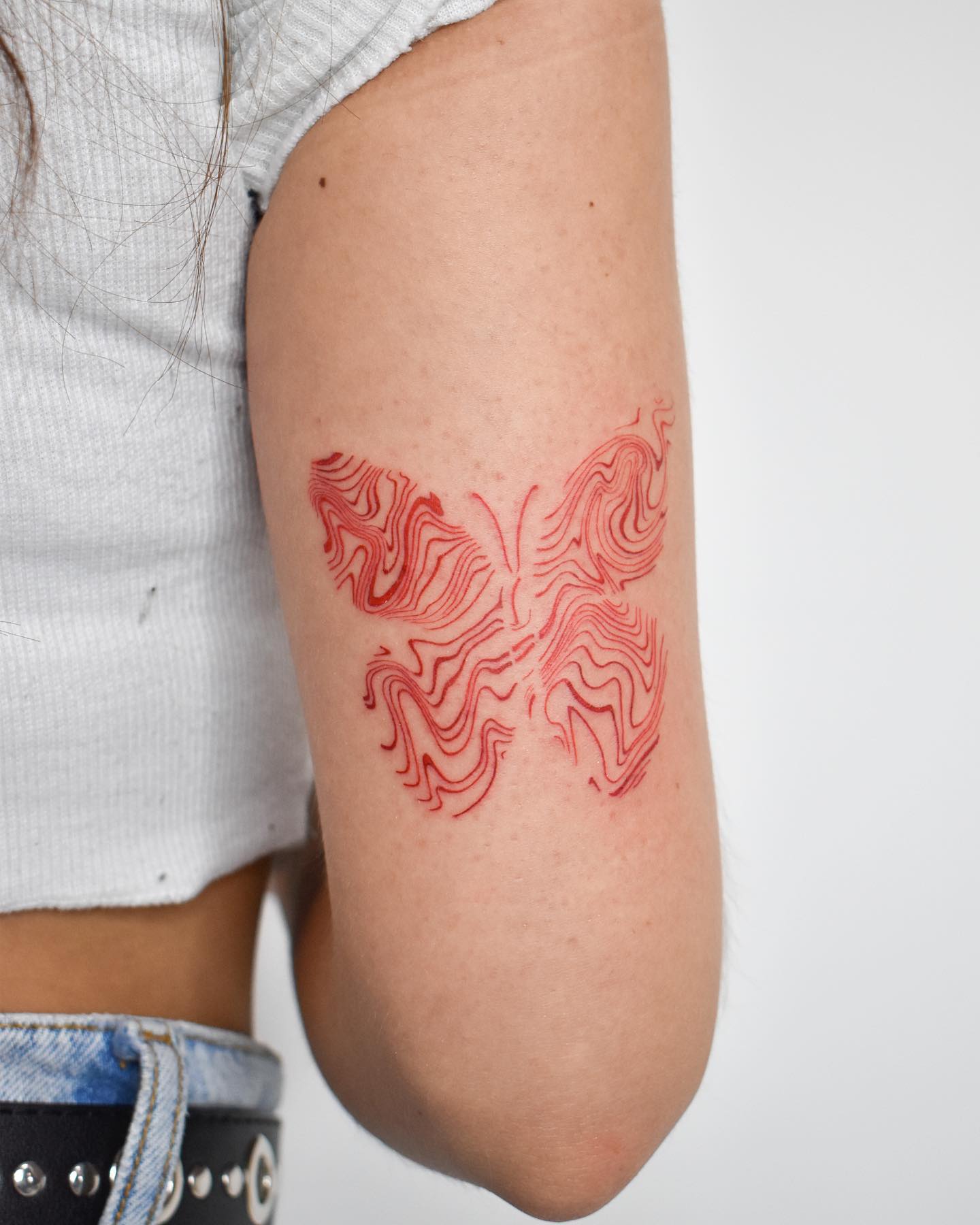 Red butterfly tattoo designs with meanings that will amaze you